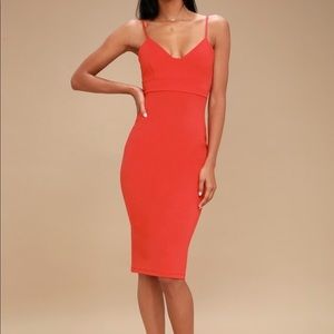 Lulus bodycon midi dress